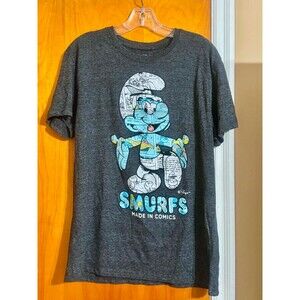 Smurfs Made in Comics Graphic T-Shirt size M